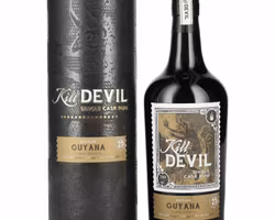 Hunter Laing Kill Devil Guyana 25 Years Old Single Cask Rum 1992 46% Vol. 0,7l in Giftbox