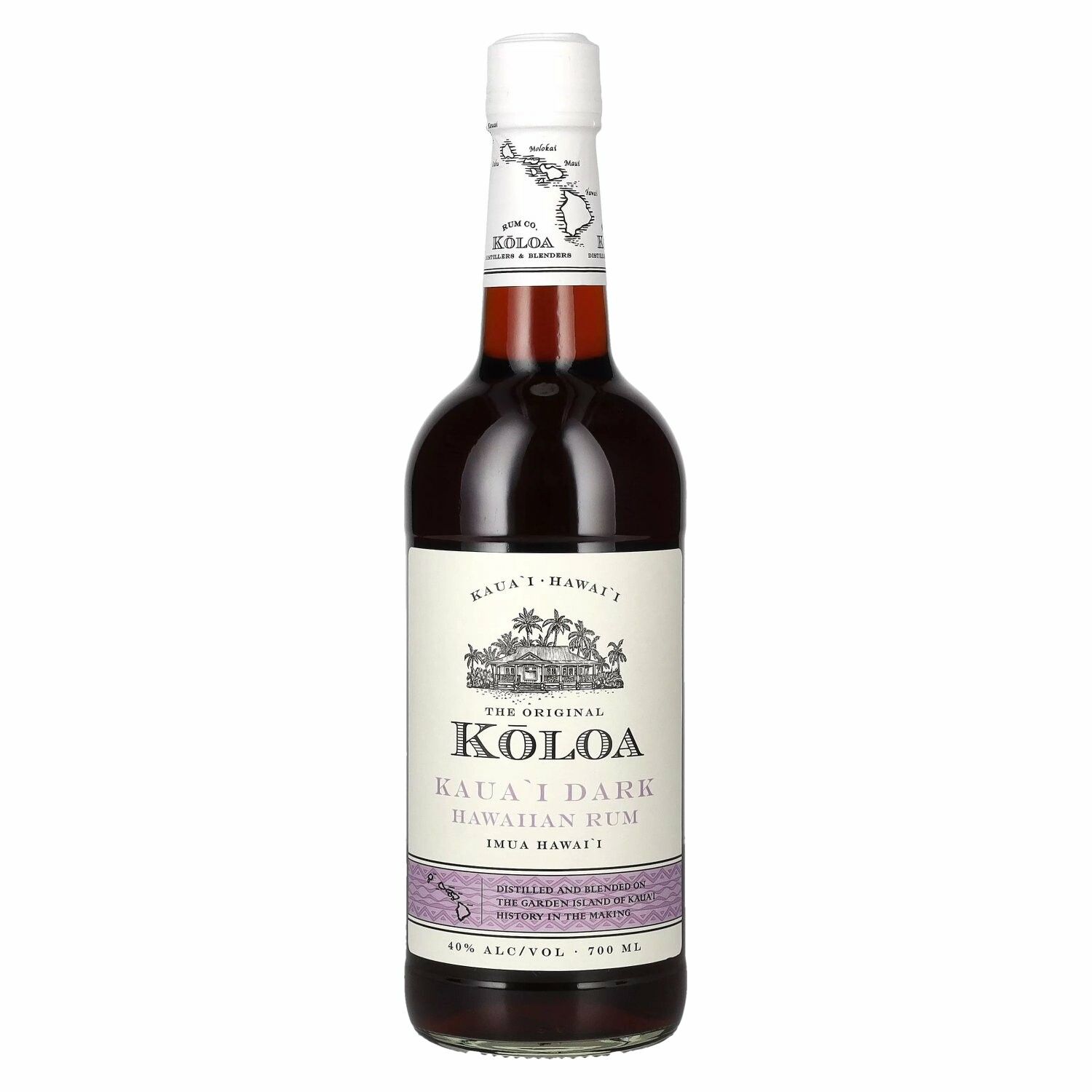 K?loa Kaua'i DARK Hawaiian Rum 40% Vol. 0,7l