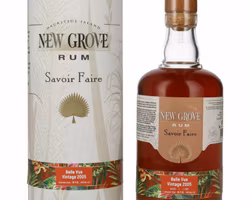 New Grove SAVOIR FAIRE Belle Vue Vintage 15 Years Old 2005 45% Vol. 0,7l in Giftbox