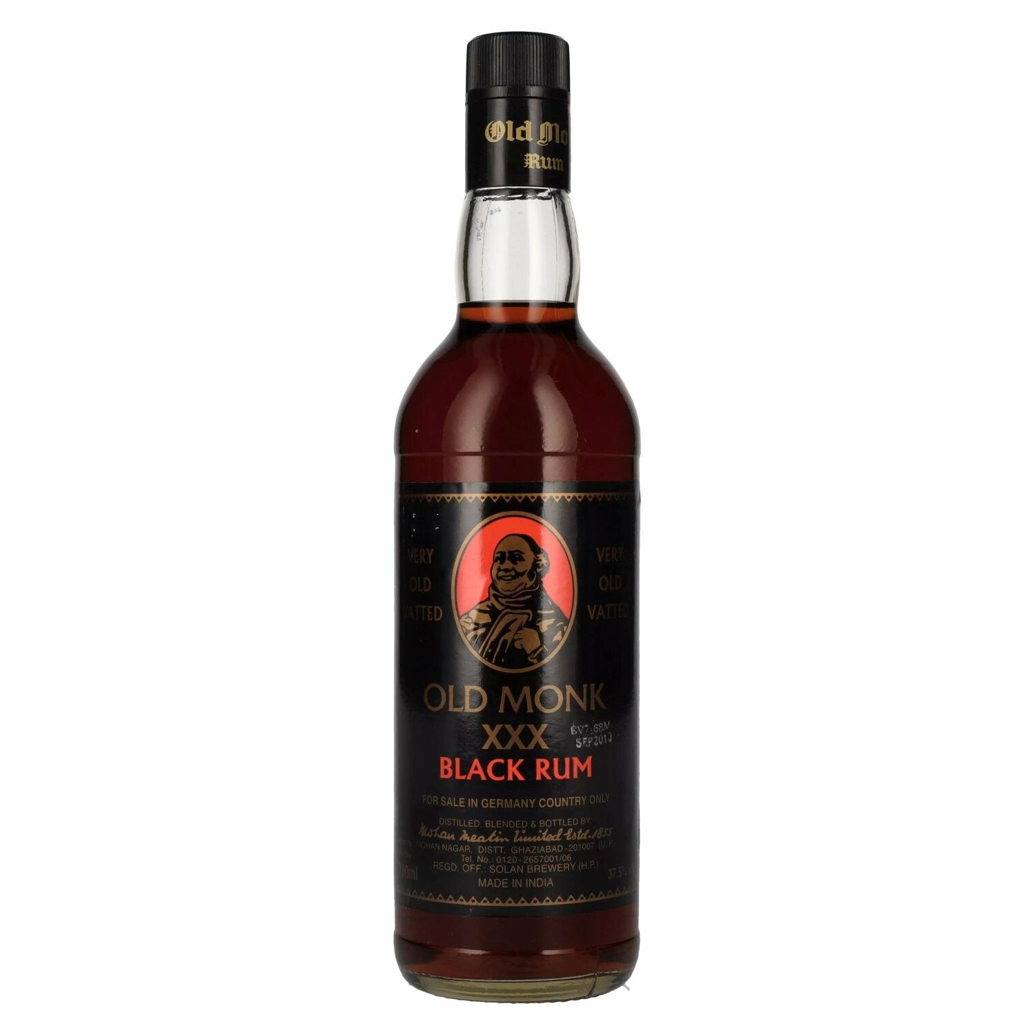 Old Monk XXX Black Rum 37,5% Vol. 0,7l