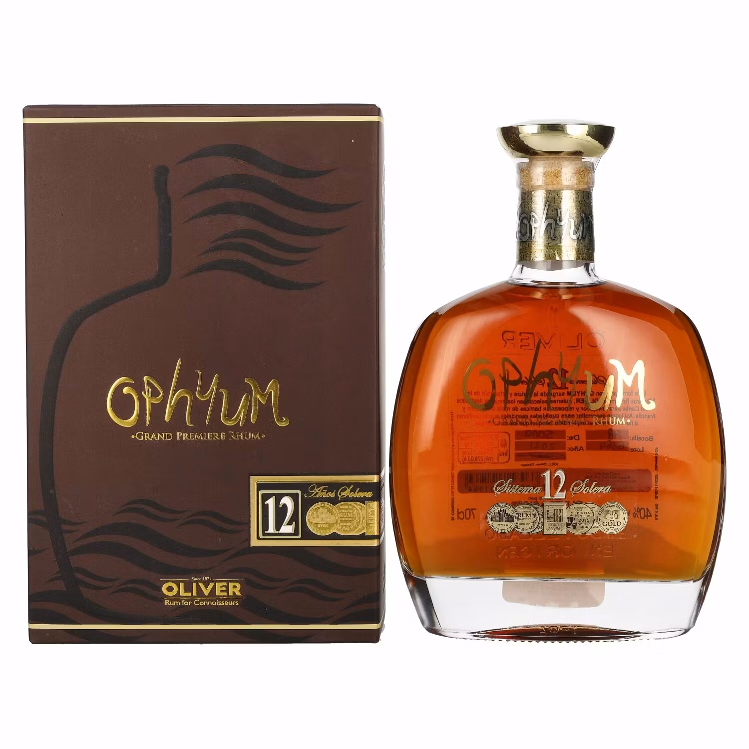 Ophyum 12 Años Solera Grand Premiere Rhum 40% Vol. 0,7l in Giftbox