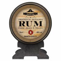 OSA Fine Spirits 5 Years Old Admiral's Cask Premium Panama Rum Barrel 40% Vol. 0,7l in Giftbox