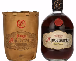 Pampero Aniversario Reserva Exclusiva Ron Extra Añejo 40% Vol. 0,7l in Ledertasche