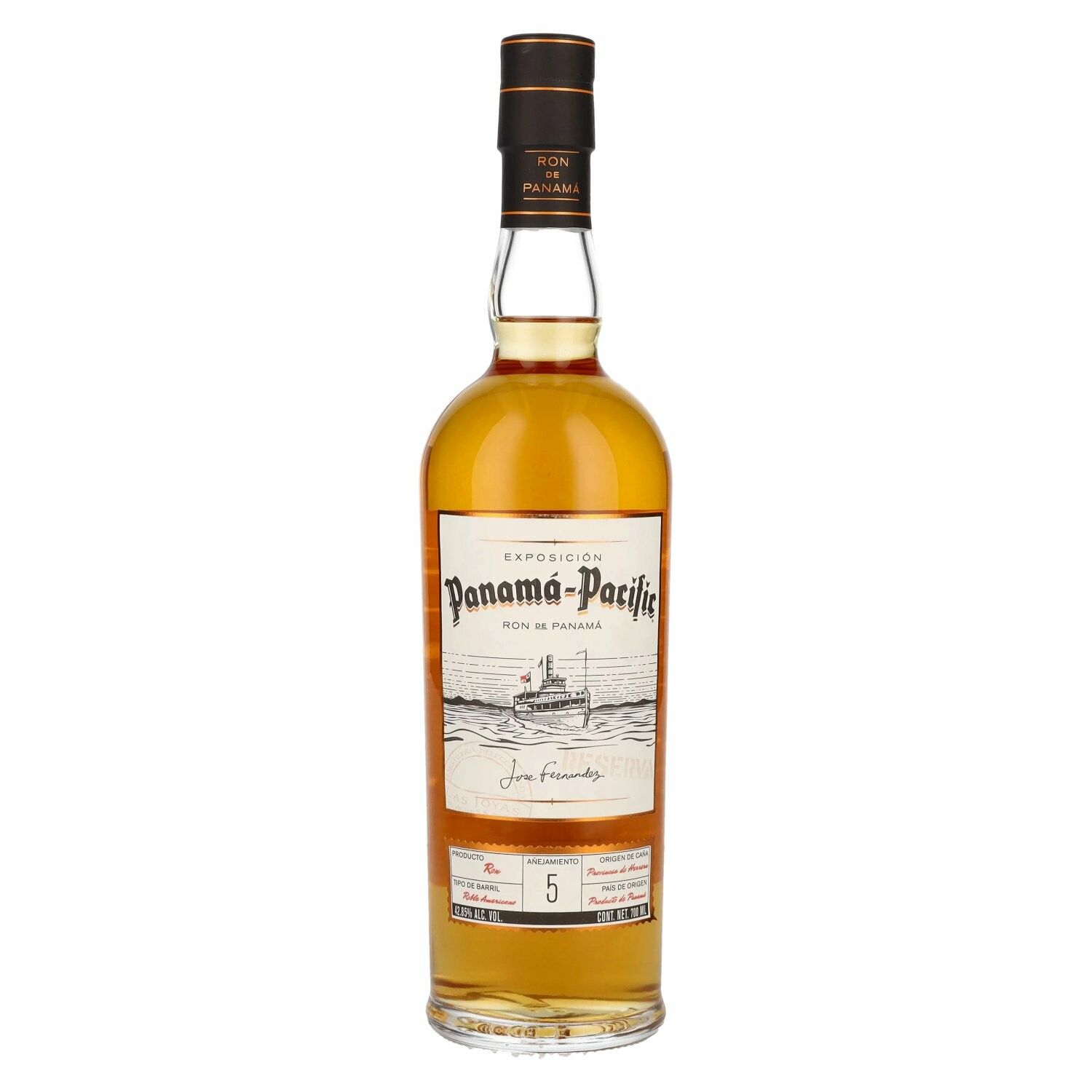 Panamá-Pacific 5 Añejamiento Rum 42,9% Vol. 0,7l