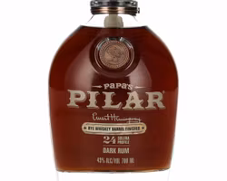Papa's Pilar 24 Solera Profile Dark Rum RYE WHISKEY BARREL Limited Release 43% Vol. 0,7l