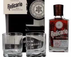 Relicario Ron Dominicano Superior 40% Vol. 0,7l in Giftbox with 2 glasses
