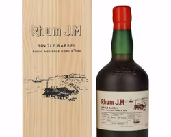 Rhum J.M Single Barrel Agricole Hors D'Âge 1999 43,6% Vol. 0,5l in Holzkiste
