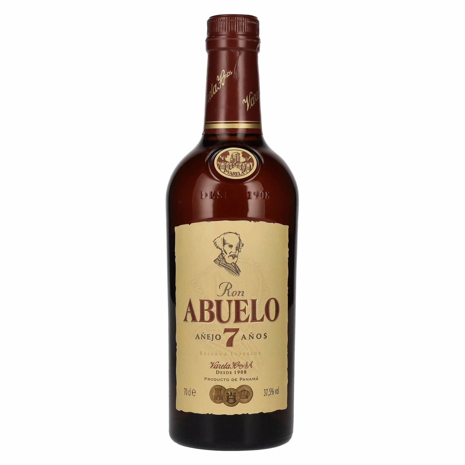 Ron Abuelo Añejo 7 Años 37,5% Vol. 0,7l