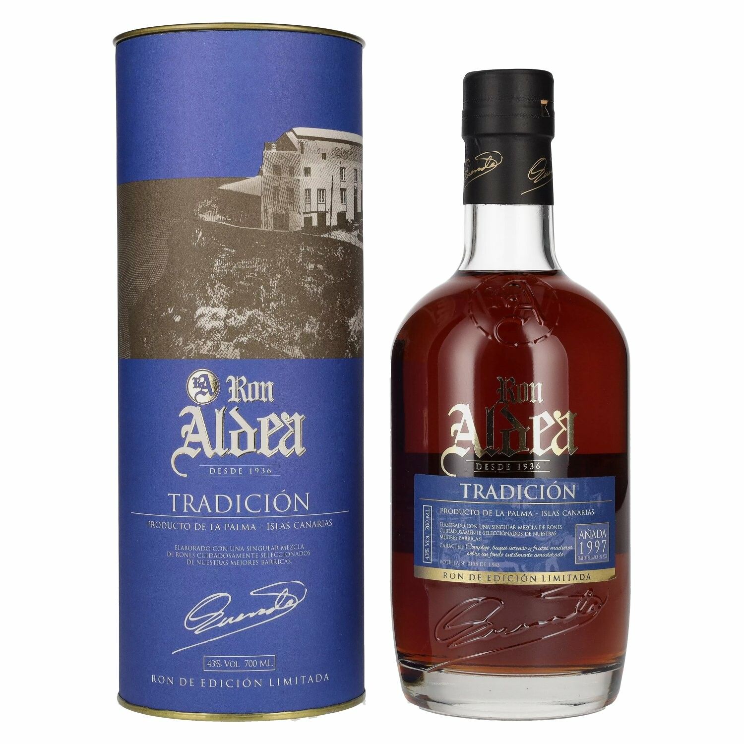 Ron Aldea TRADICIÓN Ron de Edición Limitada 43% Vol. 0,7l in Giftbox