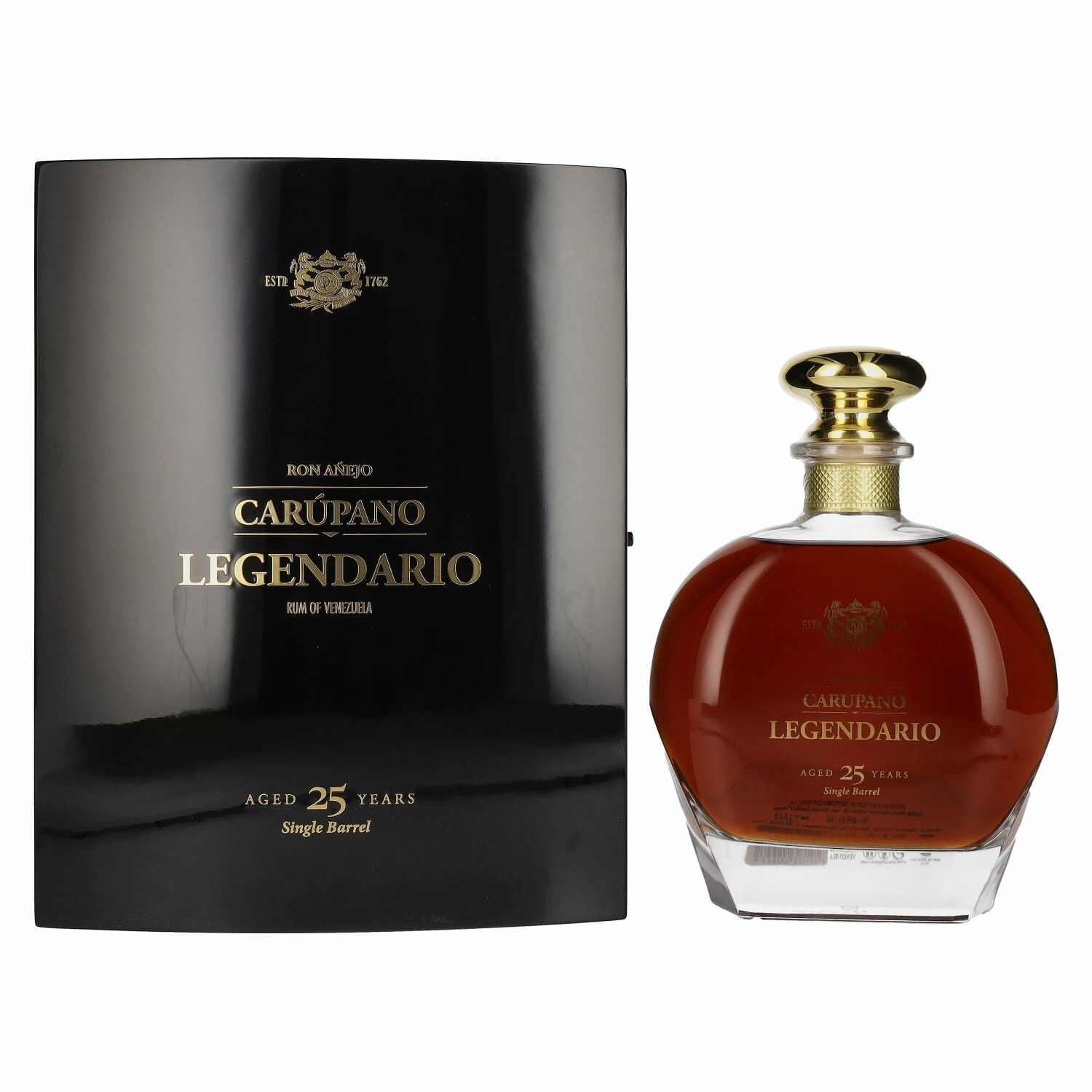 Ron Añejo Carúpano 25 Years Old Legendario Single Barrel 40% Vol. 0,7l in Giftbox