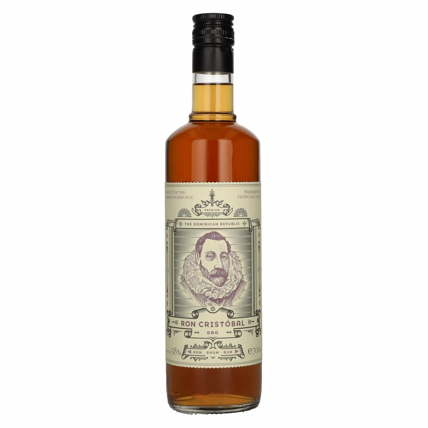 Ron Cristóbal ORO Rum 38% Vol. 0,7l