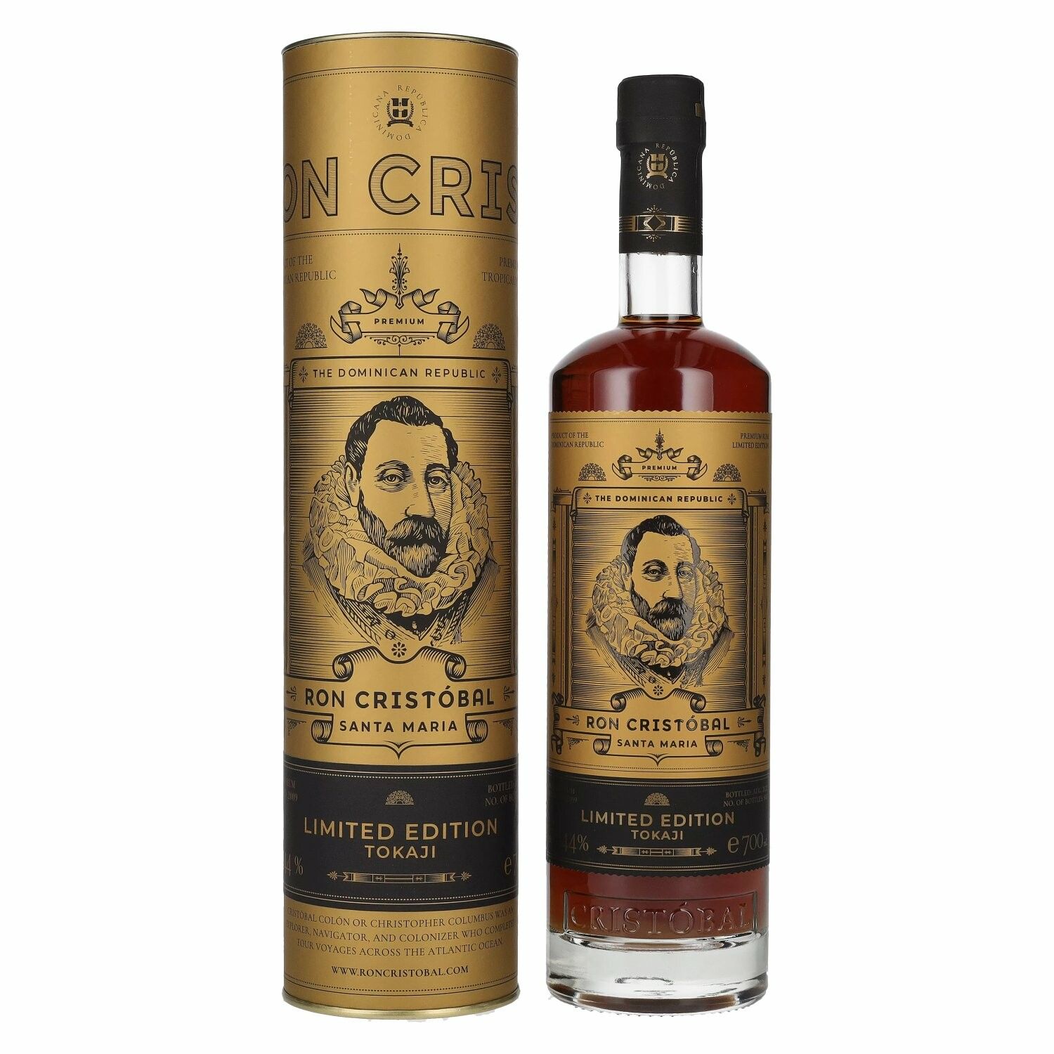 Ron Cristóbal Santa Maria Tokaji Limited Edition 44% Vol. 0,7l in Giftbox