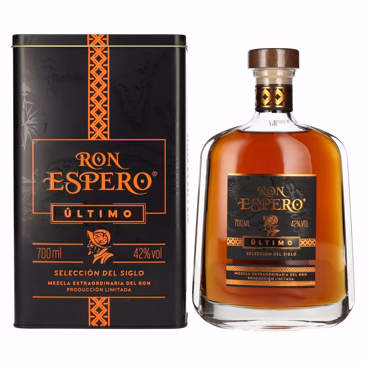 Ron Espero ÚLTIMO Selección del Siglo 42% Vol. 0,7l in Giftbox