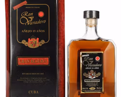 Ron Varadero Añejo 15 Años GRAN RESERVA 38% Vol. 0,7l in Giftbox