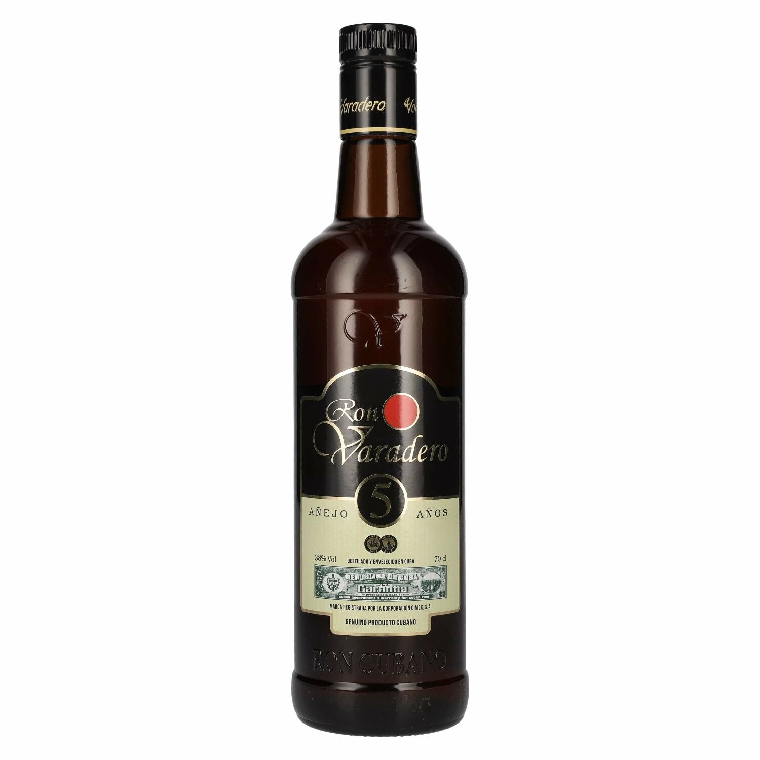 Ron Varadero Añejo 5 Años Rhum 38% Vol. 0,7l