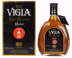 Ron Vigia Gran Reserva 18 Años Produccion Limitada 40% Vol. 0,7l in Giftbox