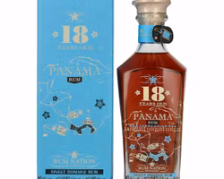 Rum Nation Panama 18 Years Old Decanter 40% Vol. 0,7l in Giftbox