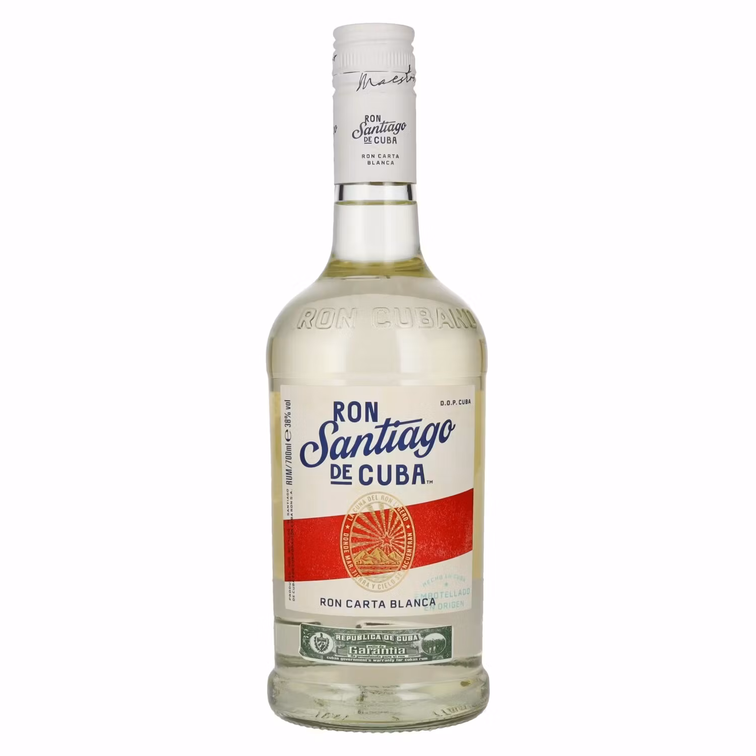 Santiago de Cuba Ron Carta Blanca 38% Vol. 0,7l
