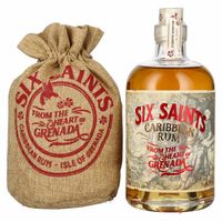 Six Saints Caribbean Rum 41,7% Vol. 0,7l im Leinensackerl