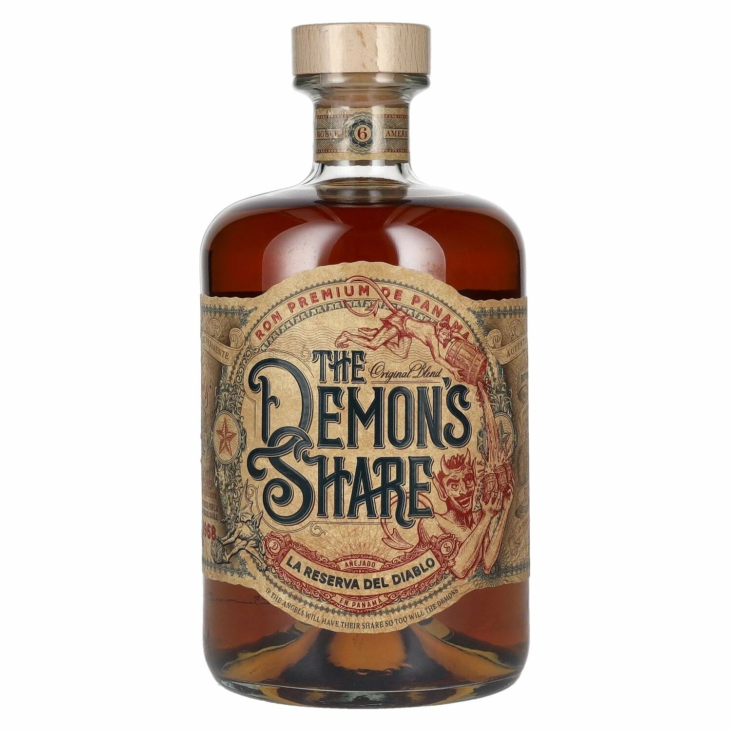 The Demon's Share La Reserva del Diablo 6 Years 40% Vol. 0,7l