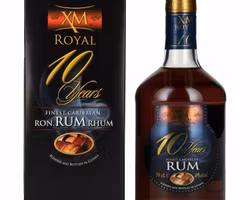 XM ROYAL 10 Years Old Fines Caribbean Rum 40% Vol. 0,7l in Giftbox