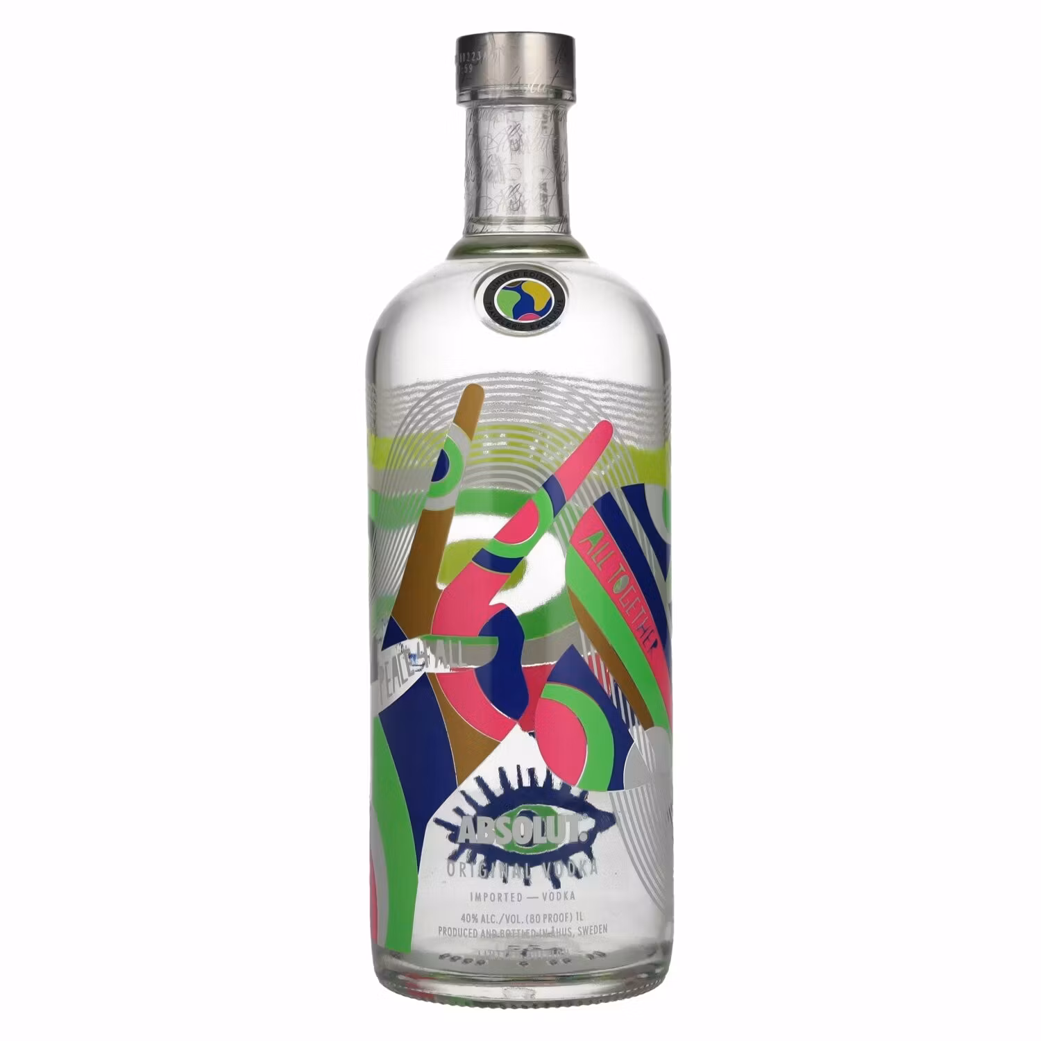 Absolut LIFE BALL Original Vodka Limited Edition 2019 40% Vol. 1l