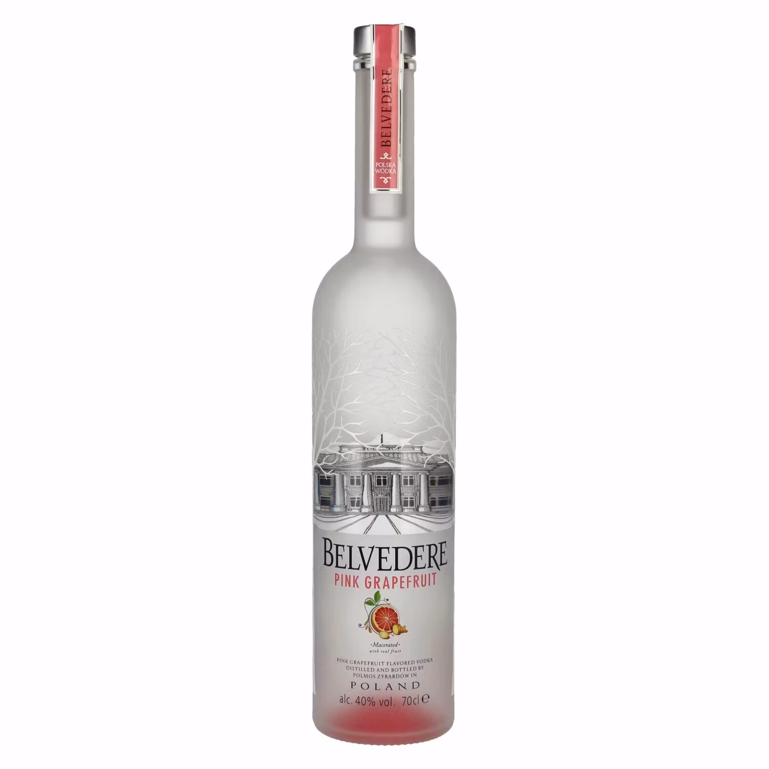 Belvedere PINK GRAPEFRUIT Flavored Vodka 40% Vol. 0,7l