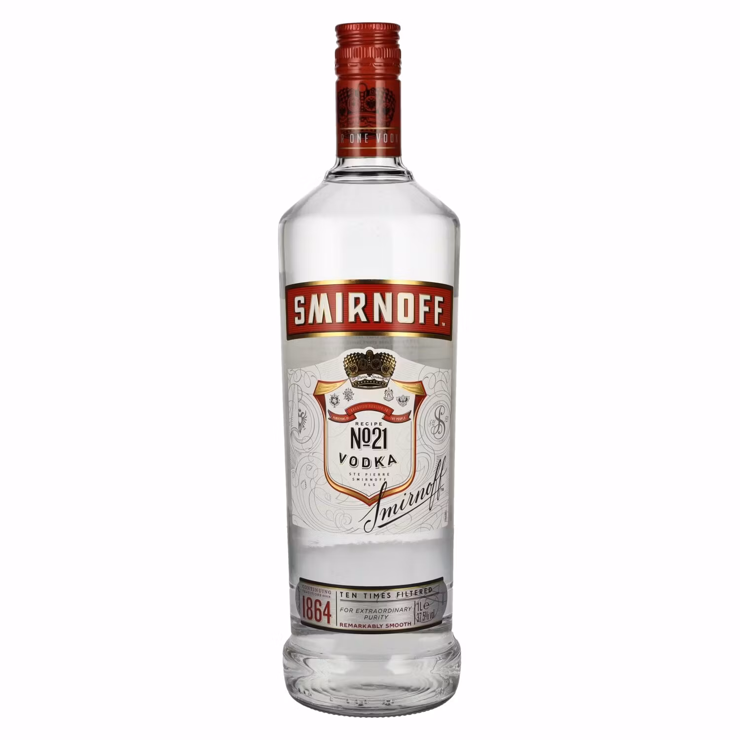 Smirnoff No. 21 Vodka 37,5% Vol. 1l