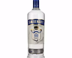 Smirnoff Triple Distilled 100 PROOF Vodka Blue Label 50% Vol. 1l