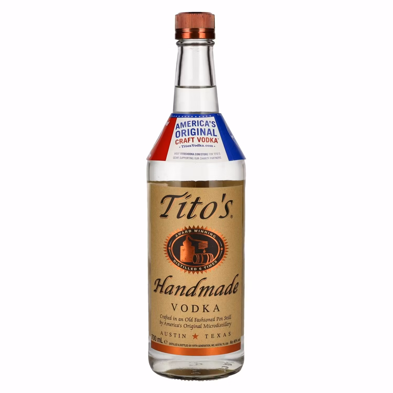 Tito's Handmade Vodka 40% Vol. 0,7l