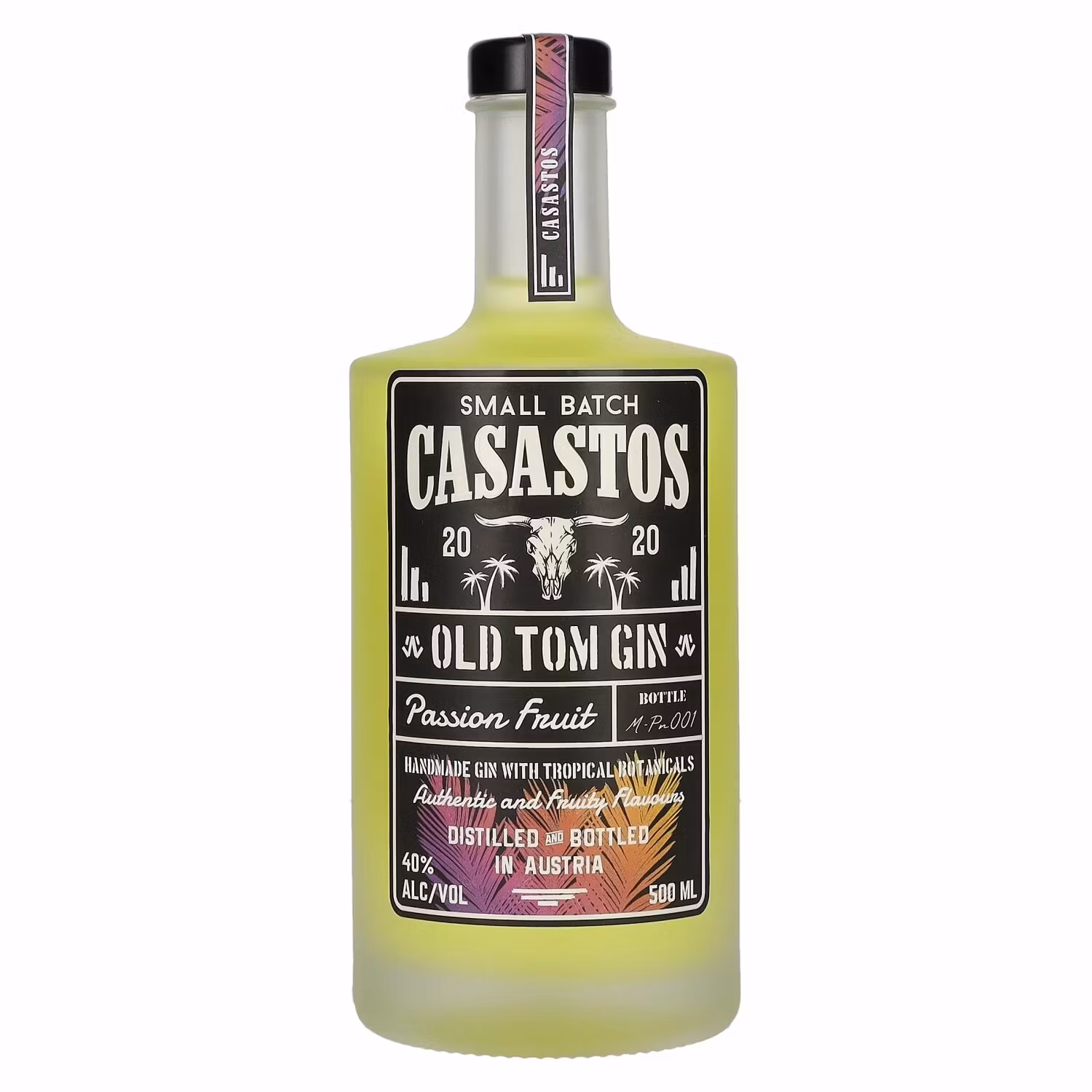CASASTOS Old Tom Gin Small Batch Passion Fruit 2020 40% Vol. 0,5l