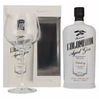 Dictador Ortodoxy Colombian Aged White Gin 43% Vol. 0,7l in Giftbox with glass