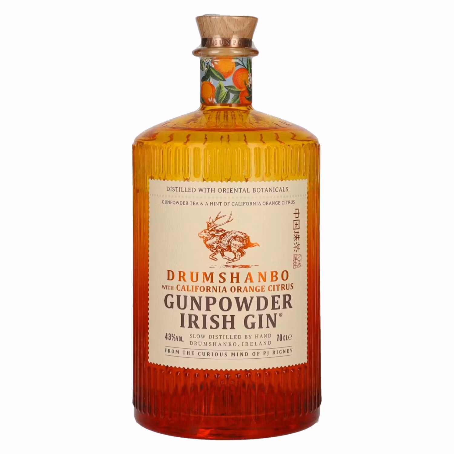 Drumshanbo Gunpowder Irish Gin with California Orange Citrus 43% Vol. 0,7l