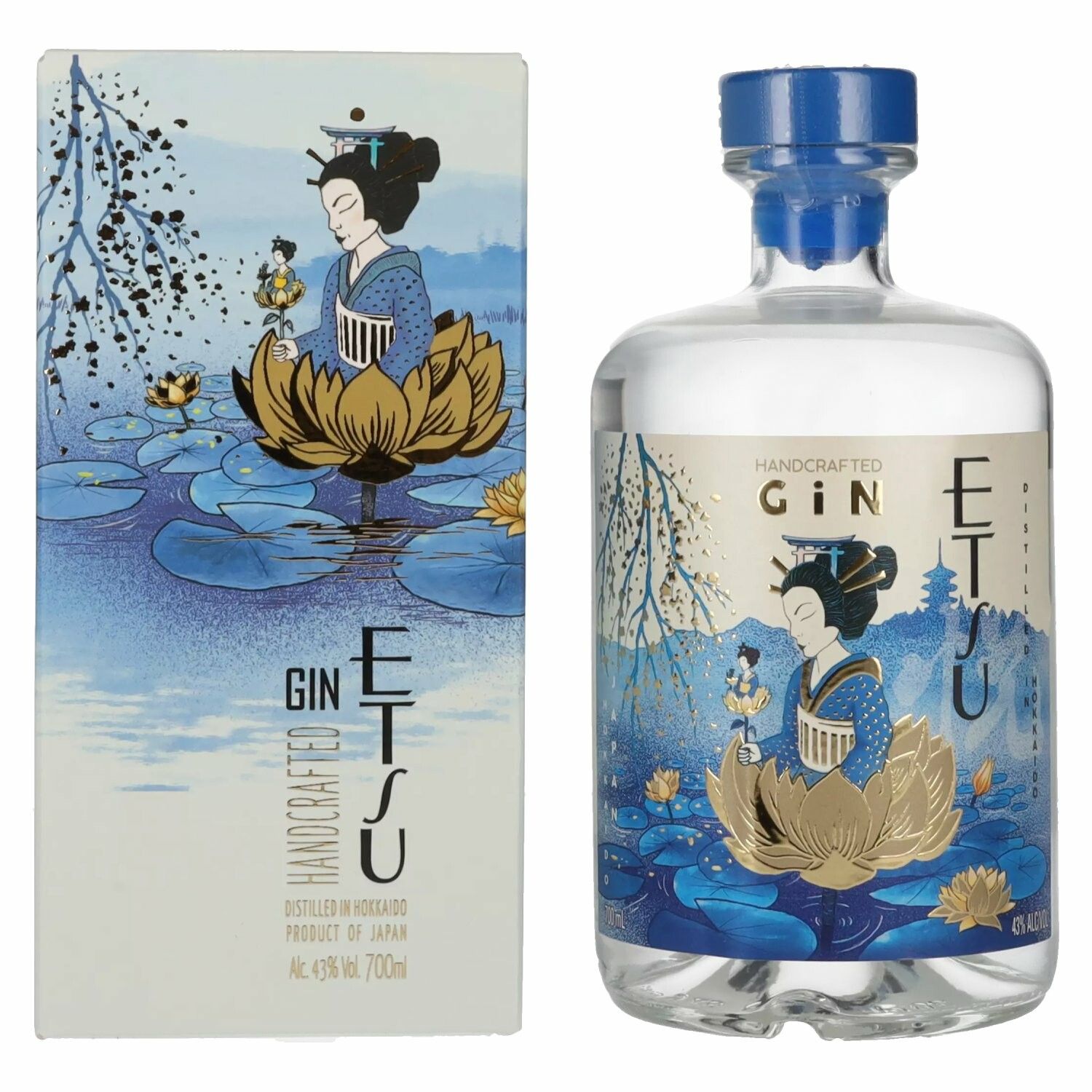 Etsu Handcrafted Gin 43% Vol. 0,7l in Giftbox