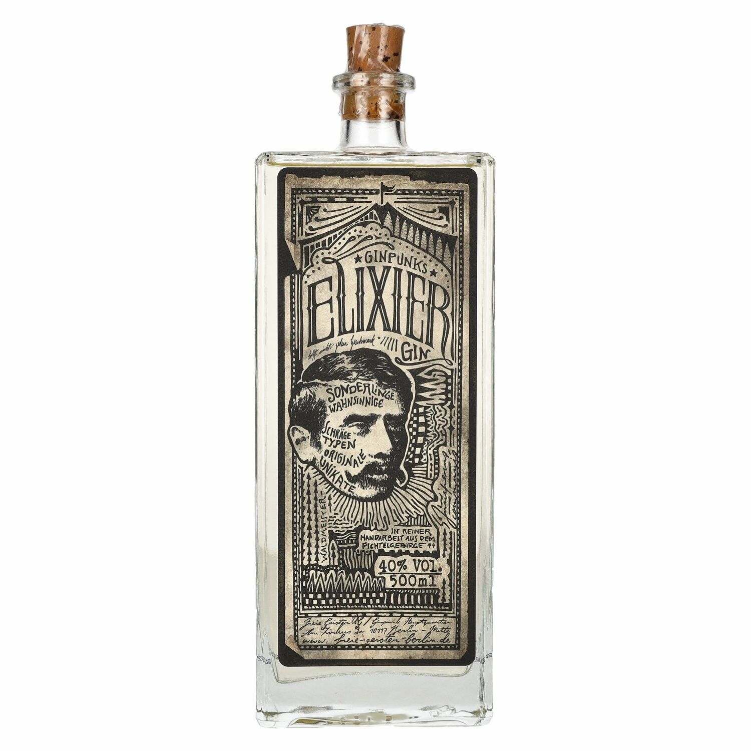 Ginpunks Elixier Gin 40% Vol. 0,5l