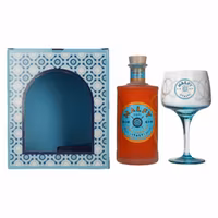 Malfy Gin CON ARANCIA Sicilian Blood Orange 41% Vol. 0,7l in Giftbox with glass