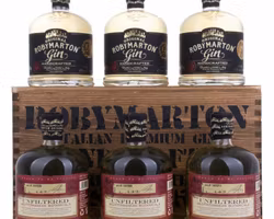 Roby Marton Gin Original Italian Premium Dry 47% Vol. 6x0,7l in Holzkiste
