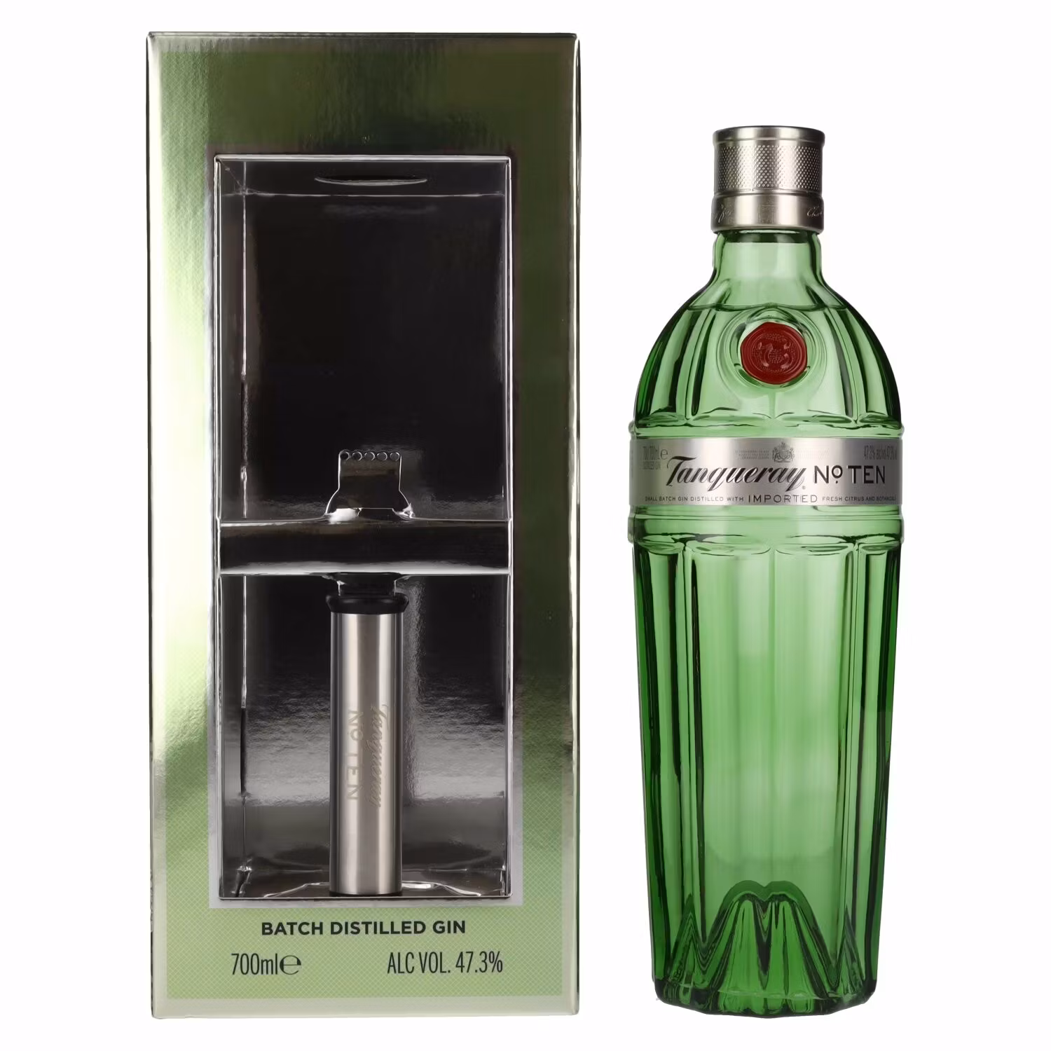 Tanqueray N° TEN Distilled Gin 47,3% Vol. 0,7l in Giftbox with Zestenschneider