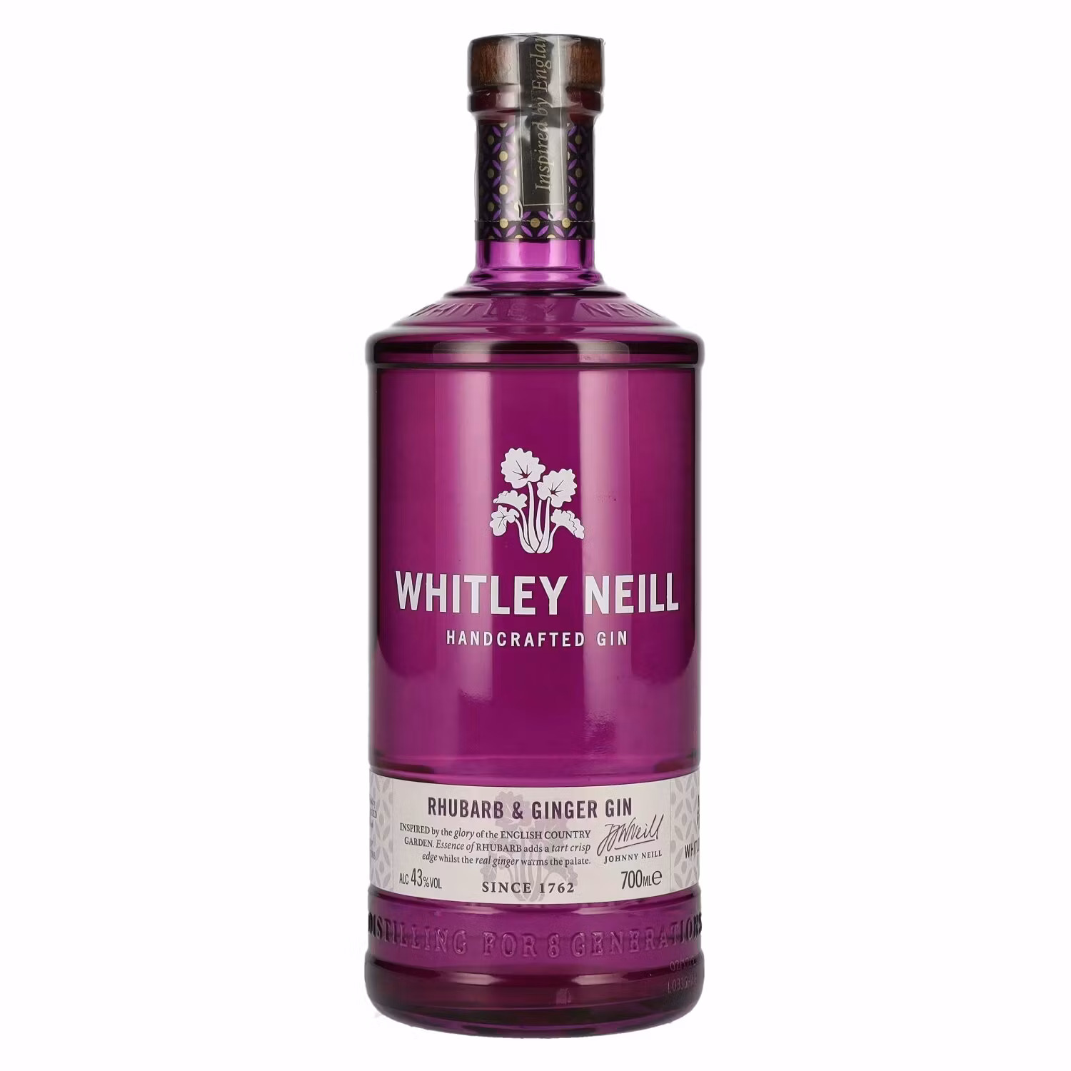Whitley Neill RHUBARB & GINGER GIN 43% Vol. 0,7l