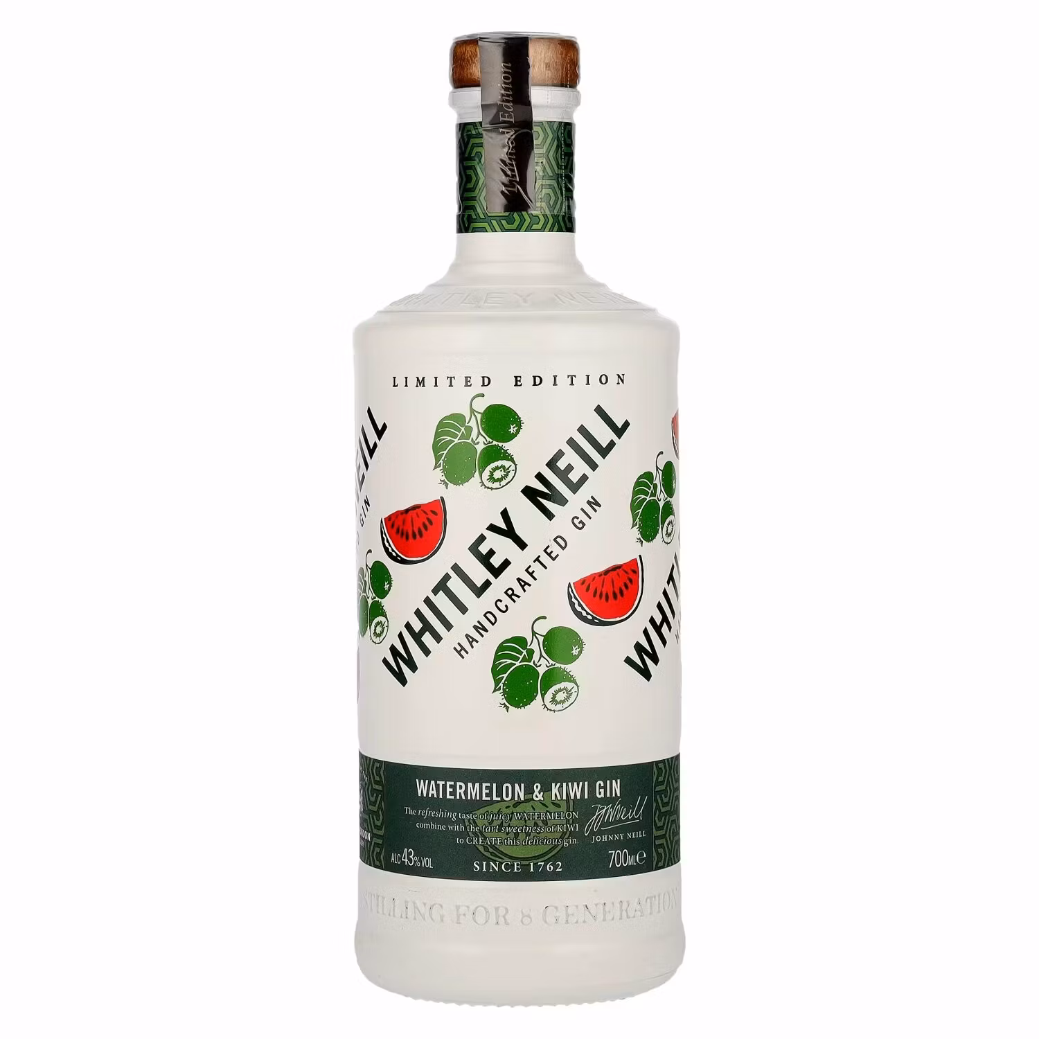 Whitley Neill WATERMELON & KIWI GIN Limited Edition 43% Vol. 0,7l