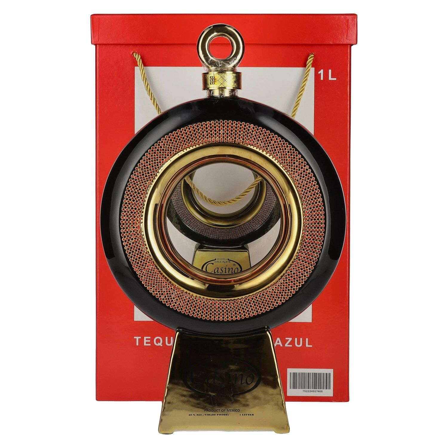 Casino Tequila AÑEJO 100% Agave Azul 40% Vol. 1l in Giftbox