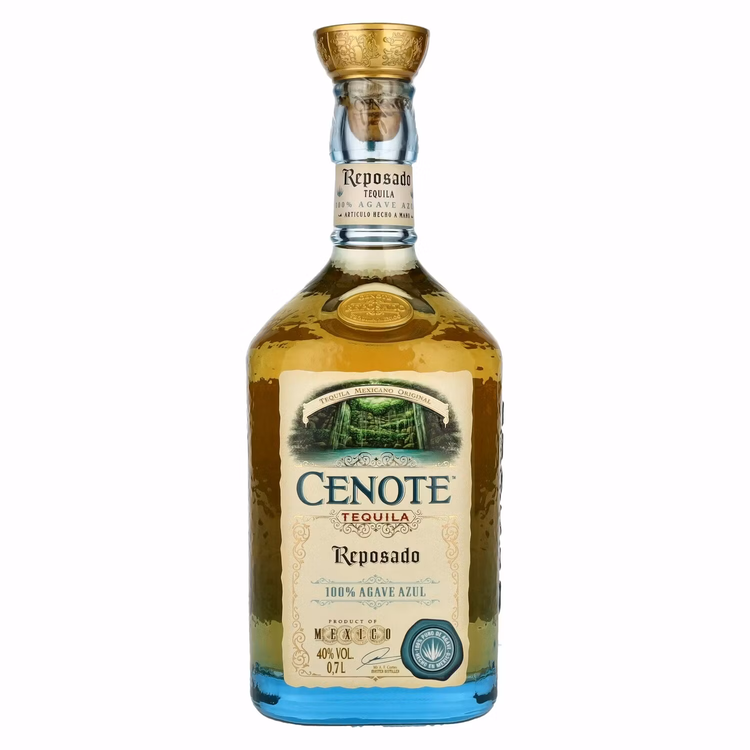 Cenote Tequila Reposado 100% Agave Azul 40% Vol. 0,7l