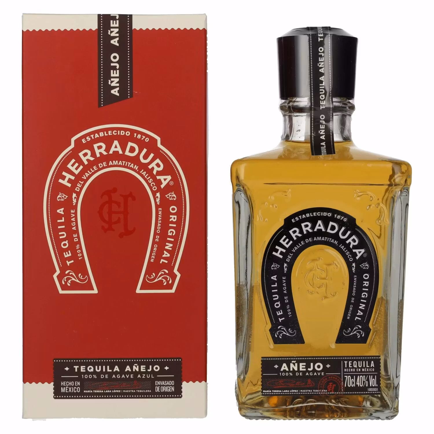 Herradura Tequila AÑEJO 100% de Agave 40% Vol. 0,7l in Giftbox
