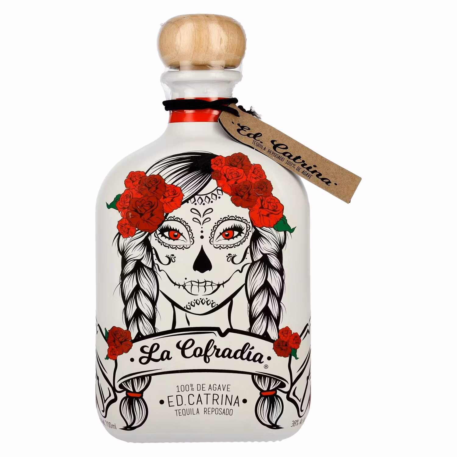 La Cofradia ED. CATRINA Tequila Reposado 100% de Agave 38% Vol. 0,7l