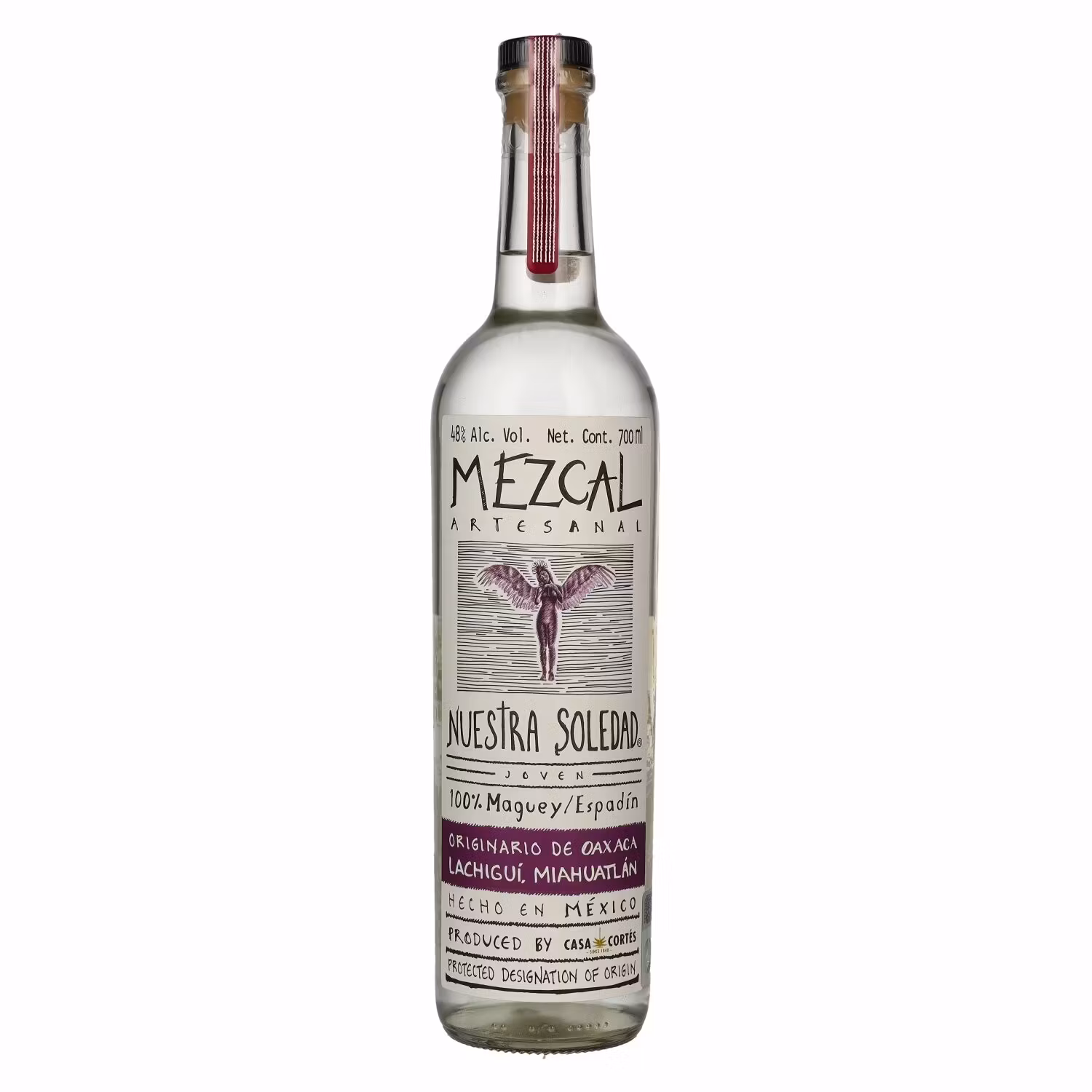 Nuestra Soledad Mezcal Joven LACHIGUÍ MIAHUATLÁN 48% Vol. 0,7l