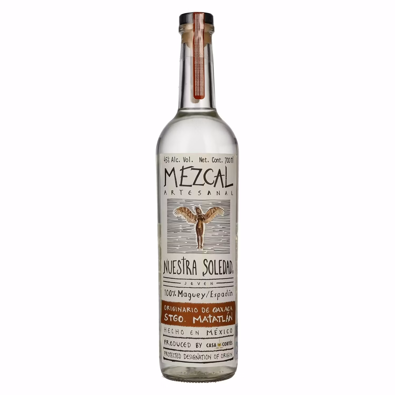 Nuestra Soledad Mezcal Joven STGO. MATATLÁN 45% Vol. 0,7l