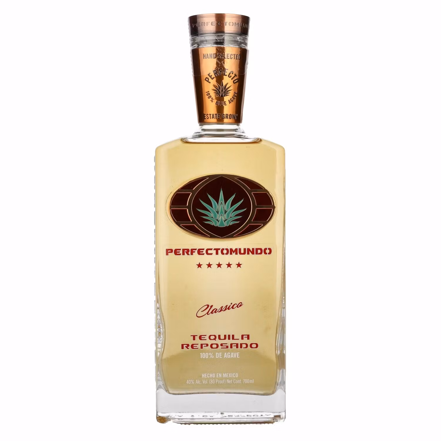 Perfectomundo Classico TEQUILA REPOSADO 100% de Agave 40% Vol. 0,7l