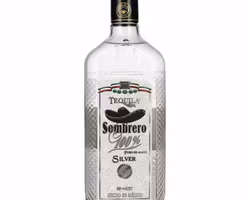 Sombrero Tequila Silver 100% Puro de Agave 38% Vol. 0,7l