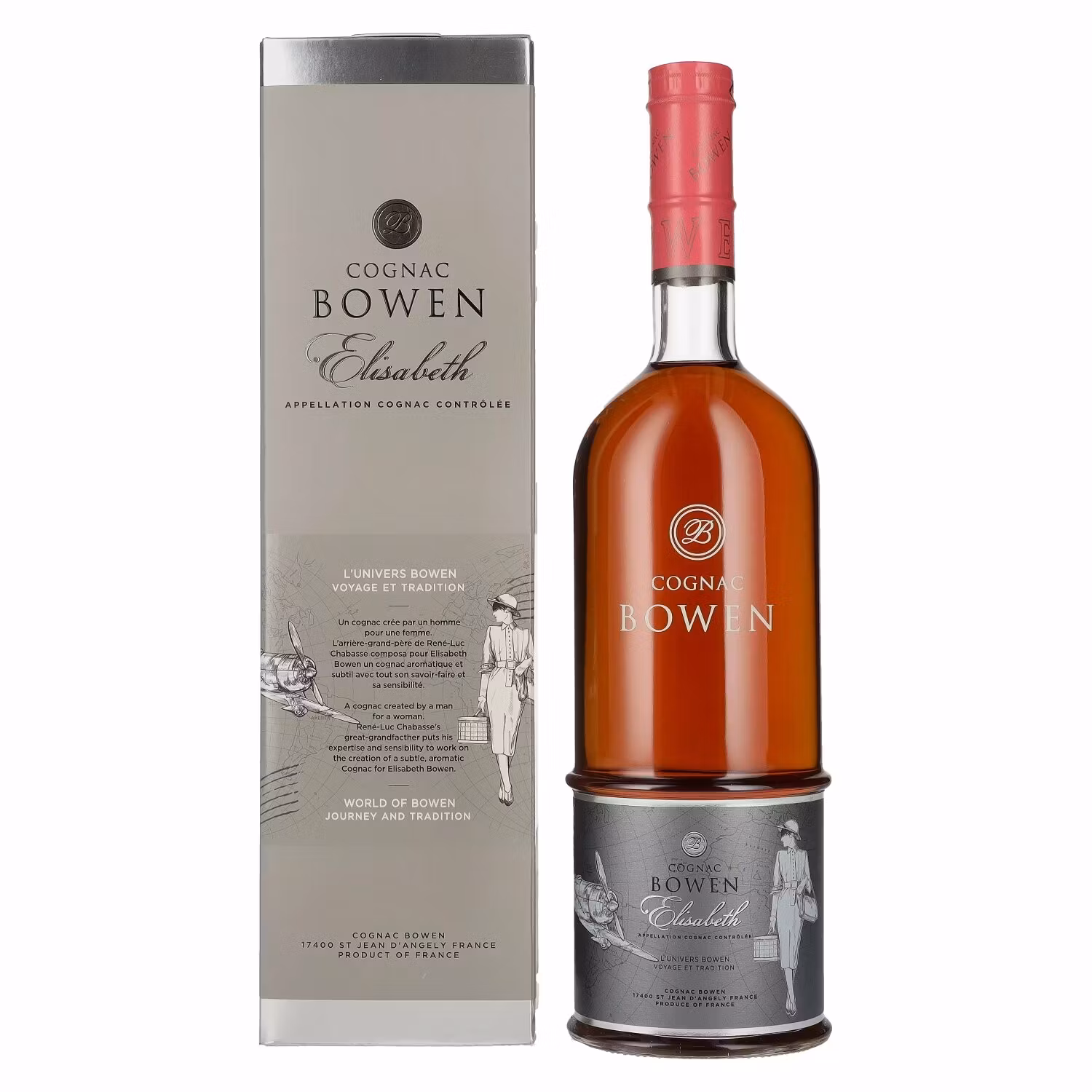 Cognac Bowen ELISABETH 40% Vol. 0,7l in Giftbox