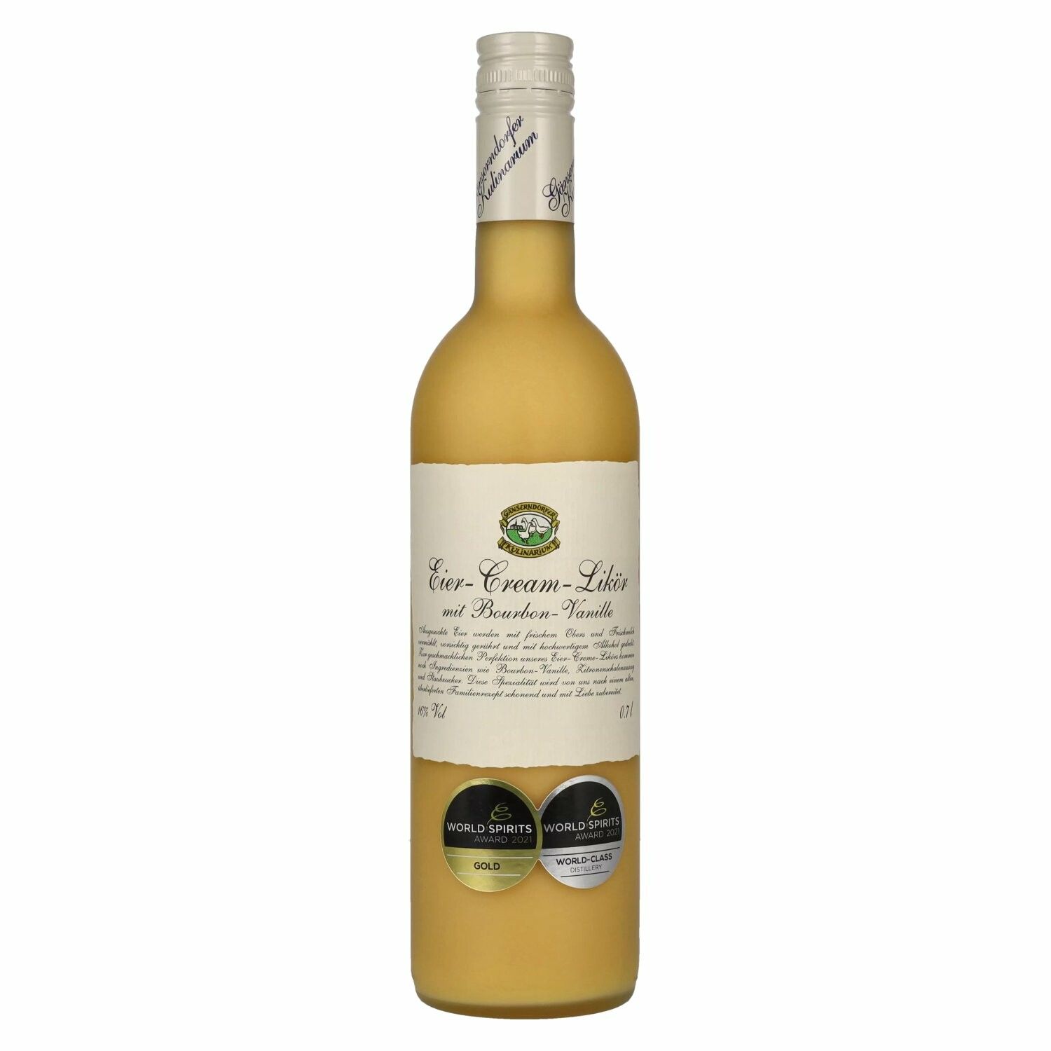 Auersthaler Eier-Cream-Likör with Bourbon-Vanille 16% Vol. 0,7l